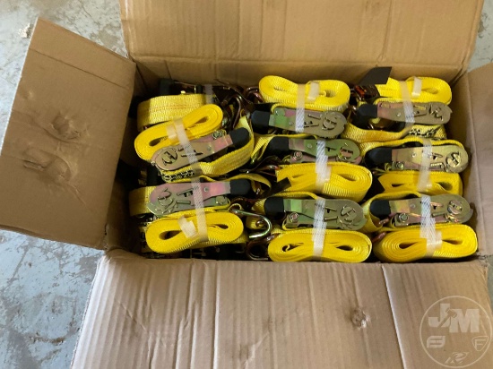 BOX OF (20) 1.5 IN. X 15 FT RATCHET TIE