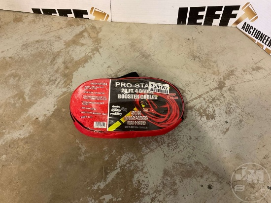 UNUSED PRO-START 20 FT HEAVY DUTY 4 GA BOOSTER CABLE