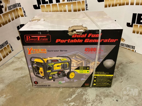 POWERTRAIN PT4500EXCS-DF WATTS 4500 PORTABLE GENERATOR