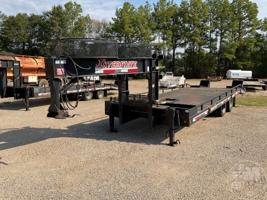 2010 INTERSTATE  G20DTA 20 FT T/A GOOSENECK  FLATBED TRAILER VIN: 1JKGDA200AM010773