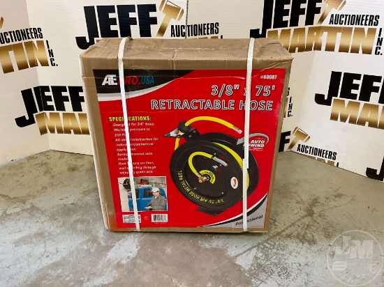 UNUSED ATE PRO 3/8 IN. X 75 FT RETRACTABLE AIR HOSE