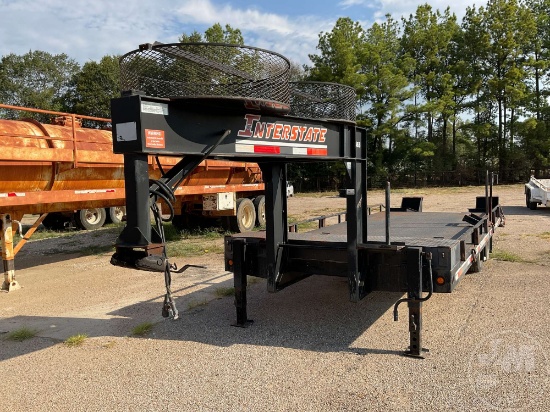 2010 INTERSTATE  G20DTA 20 FT T/A GOOSENECK  FLATBED TRAILER VIN: 1JKGDA209AM010626