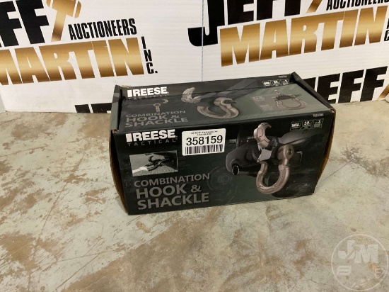 UNUSED REESE 2 IN. RECEIVER 10,000 LB HOOK & SHACKLE