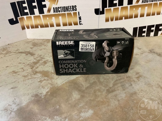 UNUSED REESE 2 IN. RECEIVER 10,000 LB HOOK & SHACKLE