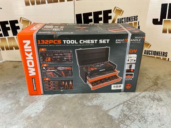 UNUSED WOKIN 132PC TOOL CHEST SET