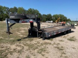 2008 INTERSTATE  G20DTA 20 FT T/A GOOSENECK  FLATBED TRAILER VIN: 1JKGDA2028M009540