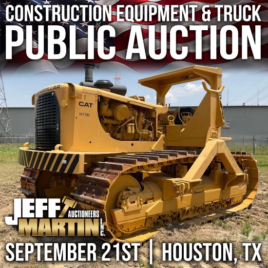 Jeff Martin Auctioneers Inc. Auction Catalog R2 HOUSTON CONSTRUCTION