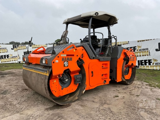 2015 HAMM HD120IVVHV TANDEM VIBRATORY ROLLER SN: H2070008