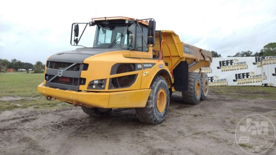 2020 VOLVO A25G 6X6 ARTICULATED DUMP TRUCK SN: VCE0A25GH00742424