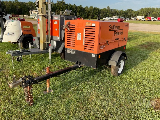 SULLIVAN PALATEK DF185P3IZ AIR COMPRESSOR SN: 102231
