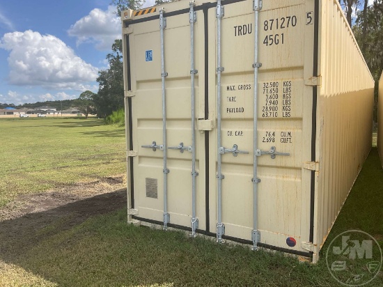 2022 PAN OCEAN CONTAINER  40' CONTAINER SN: 8712705