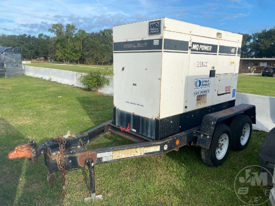 MULTIQUIP WHISPERWATT DCA-45SSIU4F 45 KVA/25 KW PORTABLE GENERATOR SN: 7250354