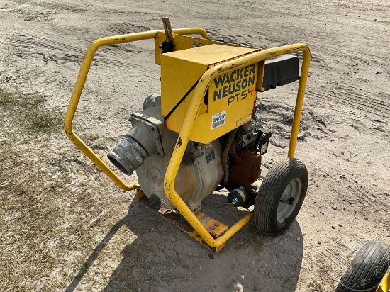 2018 WACKER NEUSON PTS4 4" PORTABLE PUMP SN: 24449873