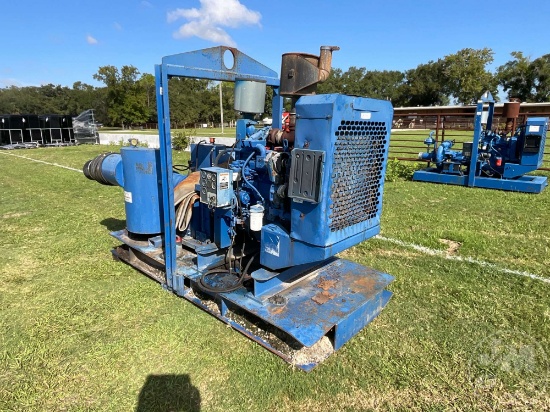 THOMPSON 12" PUMP SKID MOUNTED WATER PUMP SN: V-1142