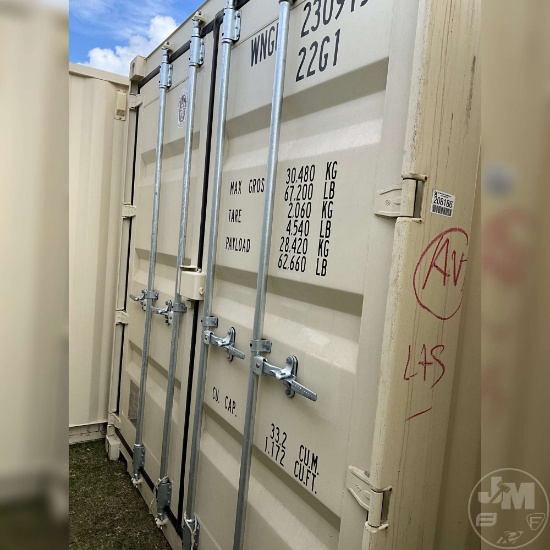 2023 WNG CONTAINER 20' CONTAINER SN: WNGU3309156