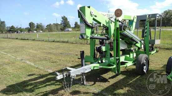 2017 NIFTY TM34TGE SN: 0436793 TOW BEHIND ARTICULATED BOOM LIFT