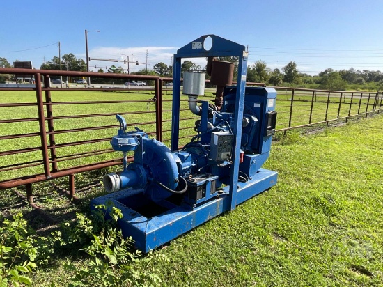 2005 THOMPSON 6" SKID MOUNTED WATER PUMP SN: 6J394