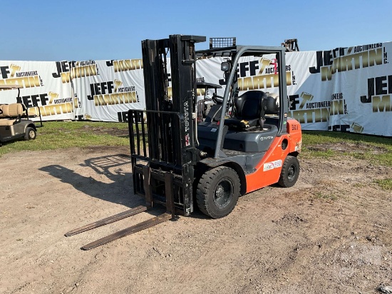 2019 TOYOTA 8FGU25 CUSHION TIRE FORKLIFT SN: 76193