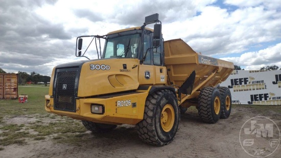 2018 DEERE 300D SERIES II 6X6 ARTICULATED DUMP TRUCK SN: 1DW300DXCGE674301