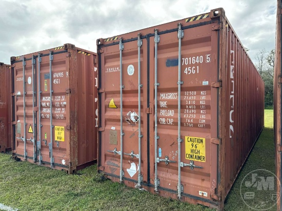 2010 CIMC 40' CONTAINER SN: TCNU7016405