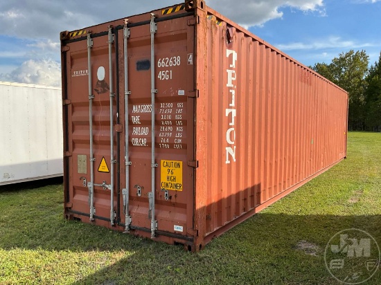 2012 CIMC 40' CONTAINER SN: TCNU6626384