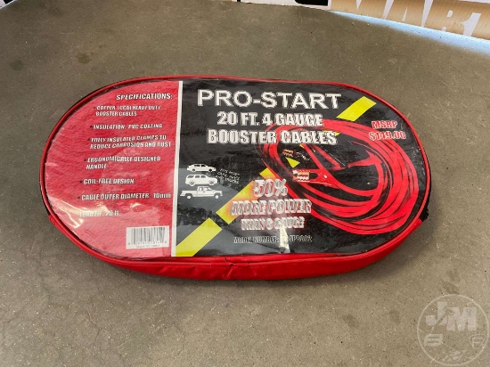 PRO-START HD 4 GA 20' BOOSTER CABLES