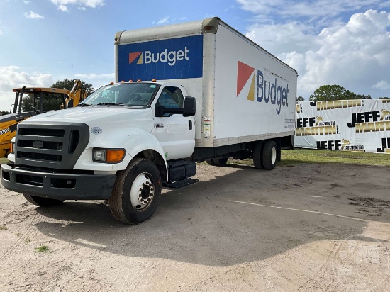 2015 FORD F-750 SINGLE AXLE VAN TRUCK VIN: 3FRNF7FA9FV745524