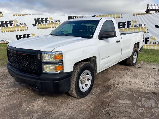 2014 CHEVROLET SILVERADO REGULAR CAB PICKUP VIN: 1GCNCPEC3EZ236802