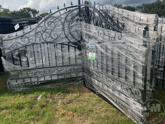 GREATBEAR 14' BI-PARTING WROUGHT IRON GATE