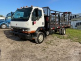 2002 MITSUBISHI FH11 COE S/A SAFETY CONE FLATBED VIN: JW6CCG1G62L001048 TRUCK