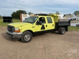 2001 FORD F-350 XL SUPER DUTY SINGLE AXLE DUMP TRUCK VIN: 1FDWW36S71EB90639