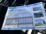 2023 FENS FEN20 10' X 7' GALVANIZED STEEL FENCE, (20)