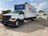 2015 FORD F-750 SINGLE AXLE VAN TRUCK VIN: 3FRNF7FA9FV745524