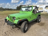 1988 JEEP WRANGLER VIN: 2BCCV81M6JB527654 4WD