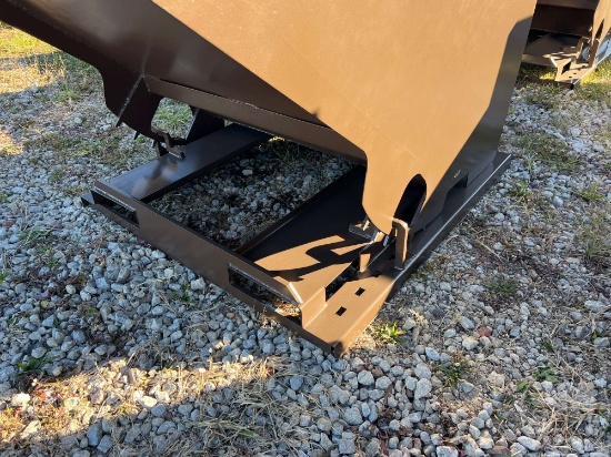 UNUSED 2 CY CAPACITY DUMPING HOPPER
