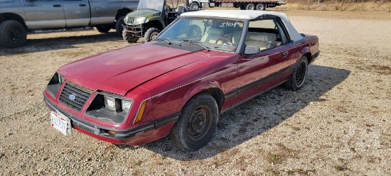 1983 FORD MUSTANG VIN: 1FABP2737DF214430 CAR