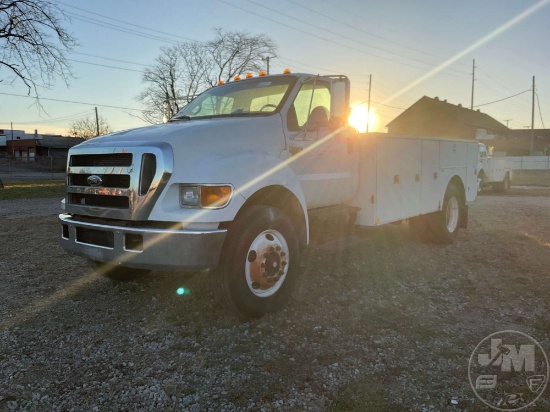 2006 FORD F-750 S/A UTILITY TRUCK VIN: 3FRXF75G76V290574