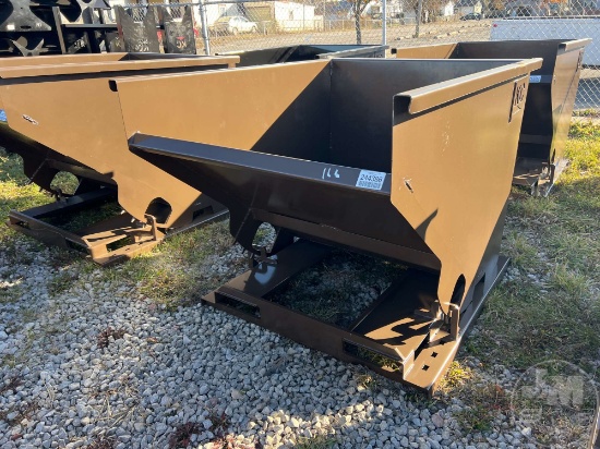 UNUSED 2 CY CAPACITY DUMPING HOPPER