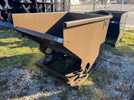 UNUSED 2 CY CAPACITY DUMPING HOPPER
