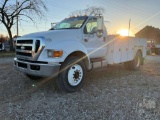 2009 FORD F-750 S/A UTILITY TRUCK VIN: 3FRXF75D99V130724