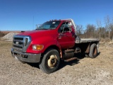 2008 FORD F-750 SINGLE AXLE REGULAR CAB VIN: 3FRWF75C38V077861
