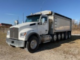 2022 KENWORTH T880 QUINT AXLE DUMP TRUCK VIN: 1NKZXPTX1NJ496091