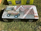 CHILDREN'S WAGON, RED, W/ WOODEN SIDES, FLAT FREE TIRES