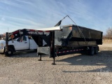 2019 TEXAS PRIDE TRAILERS 24' ROLL OFF TRAILER VIN: 7HCGR2029KB010289