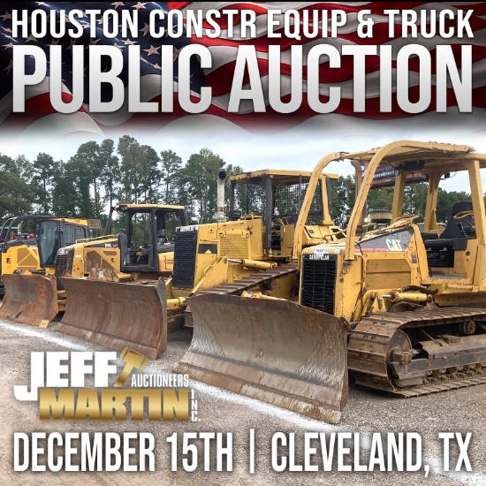 Jeff Martin Auctioneers Inc. Auction Catalog HOUSTON CONSTRUCTION