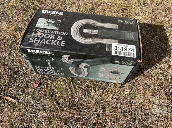 REESE TACTICAL 10000 LBS COMBINATION HOOK & SHACKLE