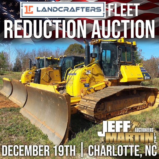 MAJOR FLEET REDUCTION AUCTION FOR LANDCRAFTERS