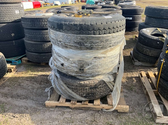 QTY OF (3) 425/65R22.5 TIRES W/ WHEELS