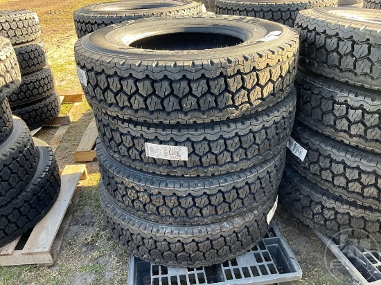 (4) BF GOODRICH DR444 M+S 275/80 R 22.5