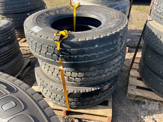 QTY OF (3) 315/80R22.5 TIRES